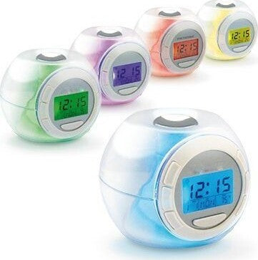 SVEGLIA DA TAVOLO DIGITALE ALLARME 6 SUONI DELLA NATURA 7 DIFFERENTI COLORI LCD Casa e cucina/Decorazioni per interni/Orologi/Sveglie Trade Shop italia - Napoli, Commerciovirtuoso.it