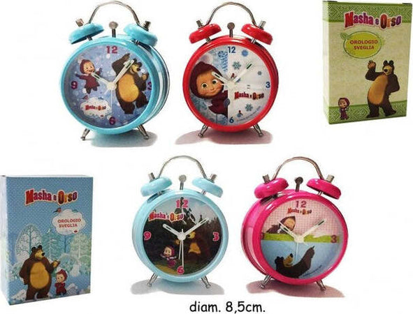 Sveglia-Due-Campane-Mini-Masha-e-Orso-Nobrand