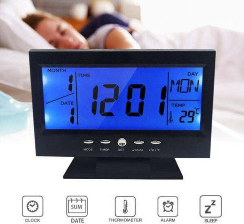 Sveglia Orologio Da Tavolo Ampio Display Lcd Retro Illuminato A Led Casa e cucina/Decorazioni per interni/Orologi/Sveglie Trade Shop italia - Napoli, Commerciovirtuoso.it