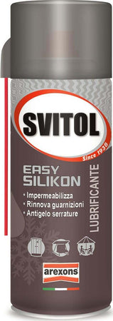 Svitol easy silikon 200ml lubrificante spray impermeabilizzante antiadesivo protettivo guarnizioni Auto e Moto/Oli e liquidi/Grassi e lubrificanti La Zappa - Altamura, Commerciovirtuoso.it