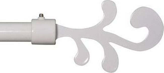 SWISH---TERMINALE/POMOLO-PER-BASTONI-TENDE-IN-ACCIAIO-BIANCO-LACCATO-MODELLO-PEA-D.-16mm