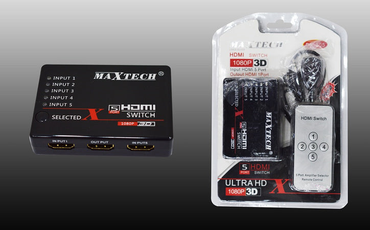 Switch Hdmi 3d 1.3 5 Ingressi 1080p Con Telecomando Per Tv Ps3 Xbox Maxtech Dk-305 Informatica e Videogiochi > Accessori PC > Adattatori e Convertitori Trade Shop italia - Napoli, Commerciovirtuoso.it