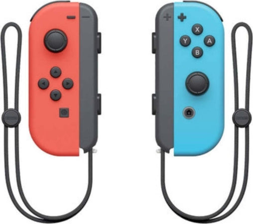 Switch-Joy-con-Coppia-Controller-rosso-neon-/-blu-neon