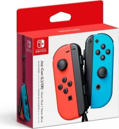 Switch-Joy-con-Coppia-Controller-rosso-neon-/-blu-neon