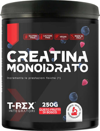 T-rex-integratori-creatina-monoidrata---integratore-alimentare-per-massa-muscolare-e-boost-energetico-pre-workout-(frutti-di-bosco,-250-g)