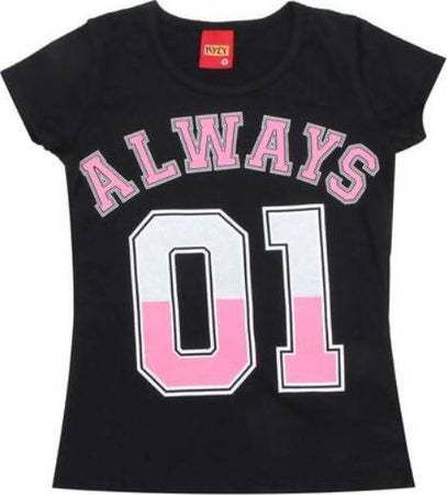 T-SHIRT Bimba Estiva Maniche Corte Maglietta Glitter Rosa Nera Estate Bambina Maglia Mezze Maniche Girocollo Corta Crop T-SHIRT Piccole Canaglie - Tropea, Commerciovirtuoso.it