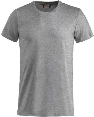 T-Shirt Clique Basic Grigio Melange 145 gr