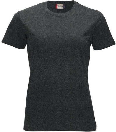 T-Shirt Clique Classic Antracite Melange 160 gr Donna