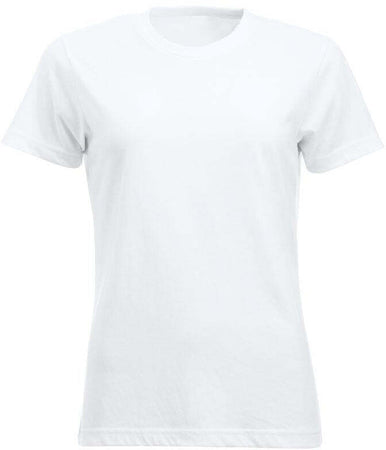 T-Shirt Clique Classic Bianco 160 gr Donna