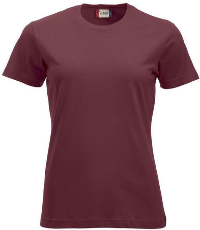 T-Shirt Clique Classic Bordeaux 160 gr Donna