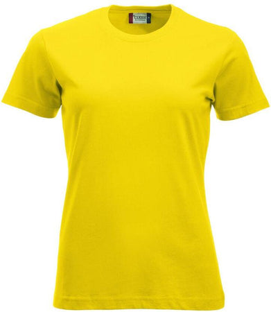 T-Shirt Clique Classic Giallo 160 gr Donna
