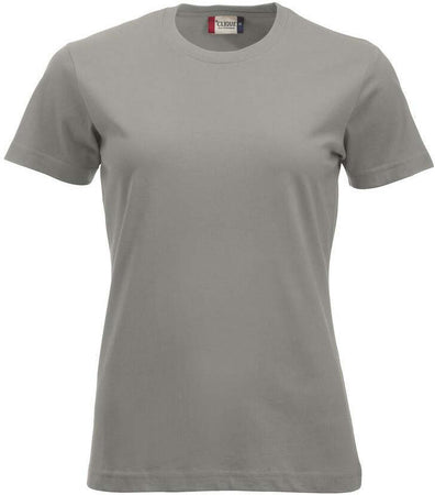 T-Shirt Clique Classic Grigio Argento 160 gr Donna