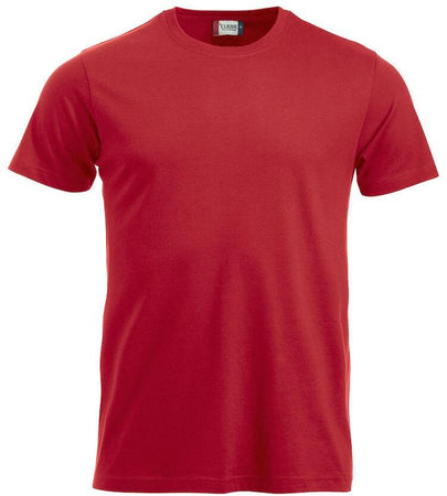 T-Shirt Clique Classic Rosso 160 gr