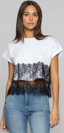T-shirt-con-effetto-doppiato-in-pizzo-bemnac