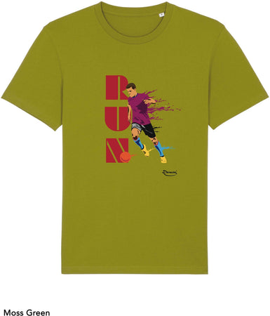 T-shirt da Uomo con stampa "Corri - Run" Maglia a Maniche Corte DREAMERS Brand
