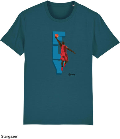 T-shirt da Uomo con stampa "Fly - Sport" Maglia a Maniche Corte DREAMERS Brand