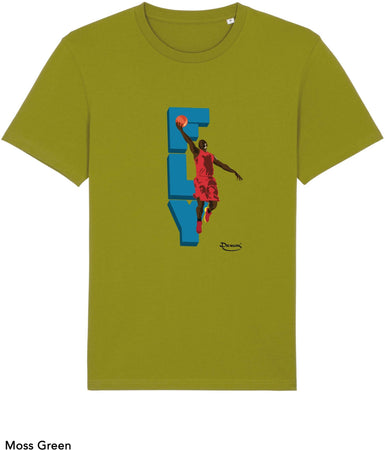 T-shirt da Uomo con stampa "Fly - Sport" Maglia a Maniche Corte DREAMERS Brand