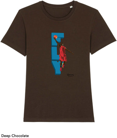T-shirt da Uomo con stampa "Fly - Sport" Maglia a Maniche Corte DREAMERS Brand