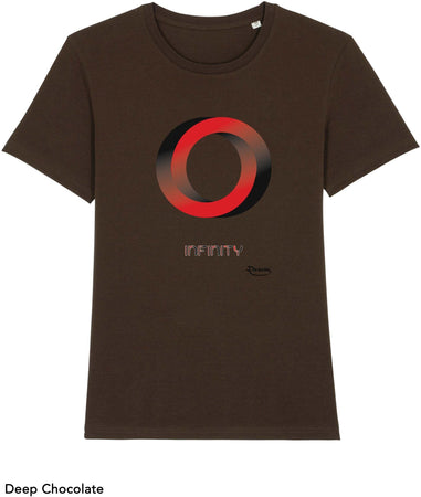 T-shirt da Uomo con stampa "Illusione cerchio - Infinity" Maglia a Maniche Corte DREAMERS Brand