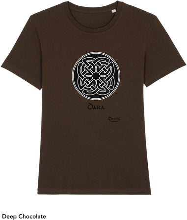 T-shirt da Uomo con stampa "Nodo celtico di Dara" Maglia a Maniche Corte DREAMERS Brand