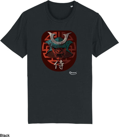 T-shirt da Uomo con stampa "Samurai" Maglia a Maniche Corte DREAMERS Brand