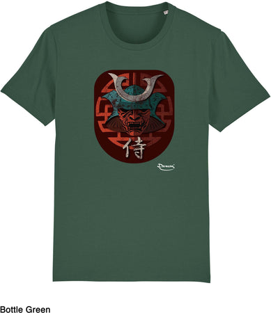 T-shirt da Uomo con stampa "Samurai" Maglia a Maniche Corte DREAMERS Brand