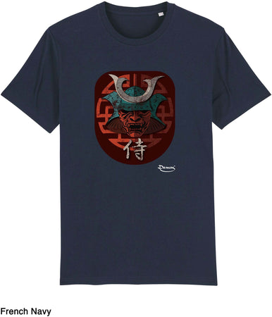 T-shirt da Uomo con stampa "Samurai" Maglia a Maniche Corte DREAMERS Brand