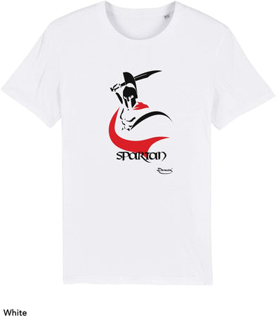 T-shirt da Uomo con stampa "Spartan" Maglia a Maniche Corte DREAMERS Brand