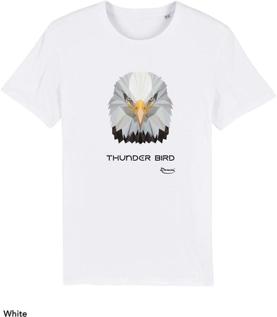 T-shirt da Uomo con stampa "Uccello del tuono - Thunder bird" Maglia a Maniche Corte DREAMERS Brand