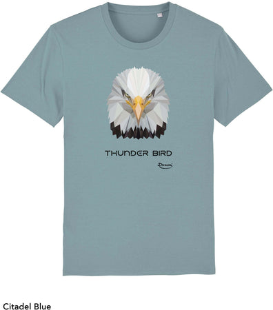 T-shirt da Uomo con stampa "Uccello del tuono - Thunder bird" Maglia a Maniche Corte DREAMERS Brand