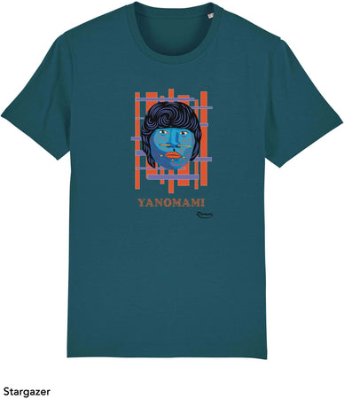 T-shirt da Uomo con stampa "Yanomami" Maglia a Maniche Corte DREAMERS Brand