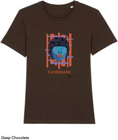 T-shirt da Uomo con stampa "Yanomami" Maglia a Maniche Corte DREAMERS Brand