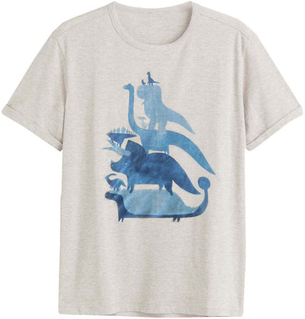 T-shirt In Cotone Biologico ( Spedizione Gratuita ) M o L Nuovo Con Cartellino Modello Colomba Blue Uomo