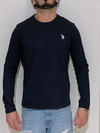 T-shirt manica lunga blu Moda/Uomo/Abbigliamento/T-shirt polo e camicie/Maglie a manica lunga Kanal 32 - Santa Maria di Licodia, Commerciovirtuoso.it