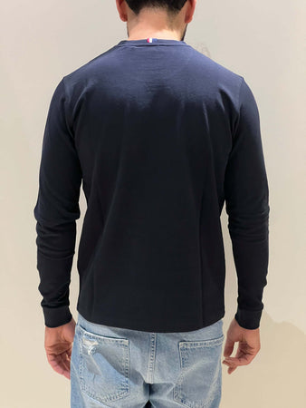 T-shirt manica lunga blu Moda/Uomo/Abbigliamento/T-shirt polo e camicie/Maglie a manica lunga Kanal 32 - Santa Maria di Licodia, Commerciovirtuoso.it