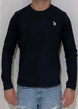 T-shirt manica lunga blu Moda/Uomo/Abbigliamento/T-shirt polo e camicie/Maglie a manica lunga Kanal 32 - Santa Maria di Licodia, Commerciovirtuoso.it