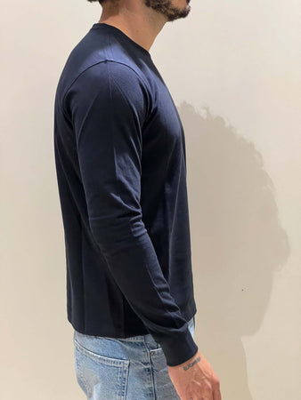 T-shirt manica lunga blu Moda/Uomo/Abbigliamento/T-shirt polo e camicie/Maglie a manica lunga Kanal 32 - Santa Maria di Licodia, Commerciovirtuoso.it