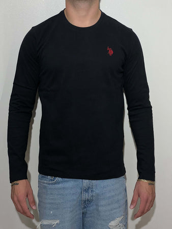 T-shirt manica lunga nero Moda/Uomo/Abbigliamento/T-shirt polo e camicie/Maglie a manica lunga Kanal 32 - Santa Maria di Licodia, Commerciovirtuoso.it