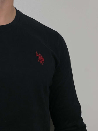 T-shirt manica lunga nero Moda/Uomo/Abbigliamento/T-shirt polo e camicie/Maglie a manica lunga Kanal 32 - Santa Maria di Licodia, Commerciovirtuoso.it
