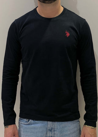 T-shirt manica lunga nero Moda/Uomo/Abbigliamento/T-shirt polo e camicie/Maglie a manica lunga Kanal 32 - Santa Maria di Licodia, Commerciovirtuoso.it