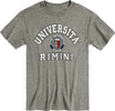 T-shirt Università Di Rimini Unisex Mezze Maniche Maglia Girocollo Maniche Corte Rimini Univestity Sport e tempo libero/Fan Shop/Abbigliamento/T-Shirt Il Distintivo - Pesaro, Commerciovirtuoso.it