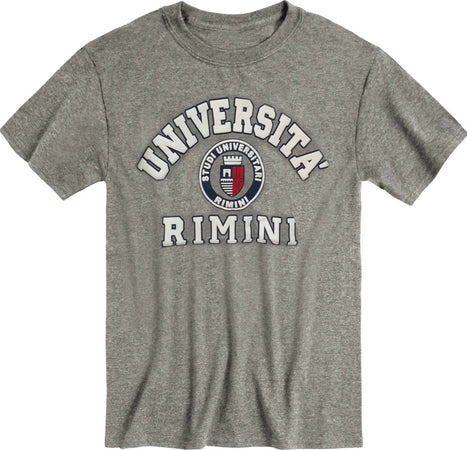 T-shirt Università Di Rimini Unisex Mezze Maniche Maglia Girocollo Maniche Corte Rimini Univestity Sport e tempo libero/Fan Shop/Abbigliamento/T-Shirt Il Distintivo - Pesaro, Commerciovirtuoso.it