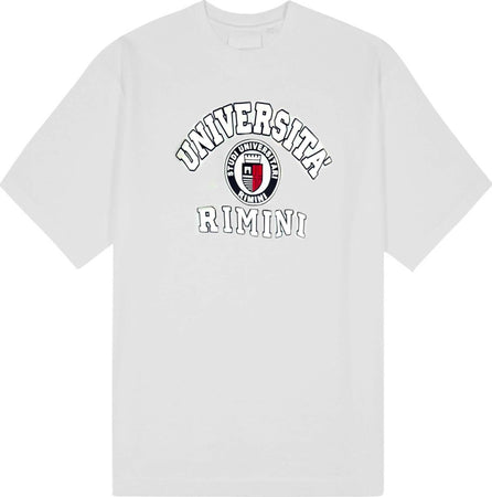 T-shirt Università Di Rimini Unisex Mezze Maniche Maglia Girocollo Maniche Corte Rimini Univestity Sport e tempo libero/Fan Shop/Abbigliamento/T-Shirt Il Distintivo - Pesaro, Commerciovirtuoso.it