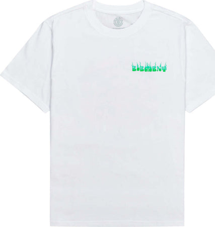 T-Shirt Uomo Element Crimino Icon Bianca Girocollo Maniche Corte Moda/Uomo/Abbigliamento/T-shirt polo e camicie/T-shirt Snotshop - Roma, Commerciovirtuoso.it