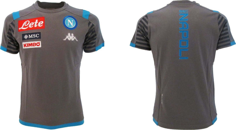 T-Shirt Uomo Maglietta Da Calcio Ufficiale Di Rappresentanza Del Napoli Grigia Sport e tempo libero/Fan Shop/Calcio/Abbigliamento/Magliette e Top Il Distintivo - Pesaro, Commerciovirtuoso.it