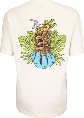 T-Shirt Uomo Santa Cruz Tiki Hand Maglia Off White Bianca Maniche Corte E Girocollo 100% Cotone Biologico Moda/Uomo/Abbigliamento/T-shirt polo e camicie/T-shirt Snotshop - Roma, Commerciovirtuoso.it