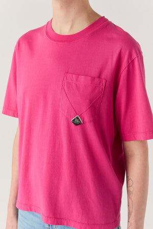Roy Roger's T-shirt donna pocket jersey