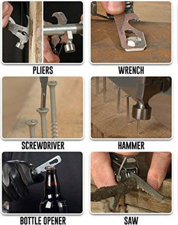 Tac Tools Utensile Multifunzionale 18 In 1 Forma Di Martello Acciaio Inox Casa, arredamento e bricolage > Bricolage e fai da te > Utensili Manuali Trade Shop italia - Napoli, Commerciovirtuoso.it