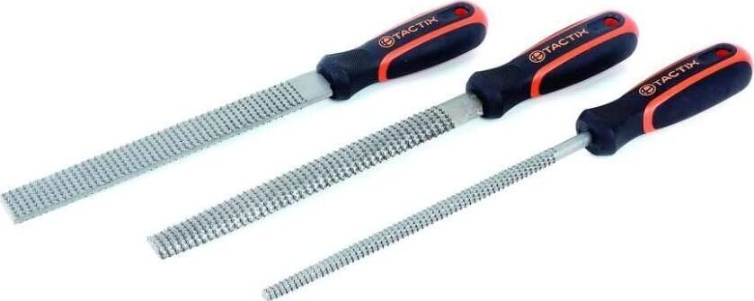 TACTIX---3-PEZZI---SET-3-RASPE-PER-LEGNO-200MM---PIATTA/TONDA/SEMITONDA