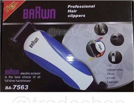 Taglia Capelli Professionale Barwn Elettrico Taglia Barba Rasoio Con Cavo Salute e cura della persona/Rasatura epilazione e rimozione peli/Regolabarba tagliacapelli e rasoi per il corpo/Tagliacapelli Trade Shop italia - Napoli, Commerciovirtuoso.it